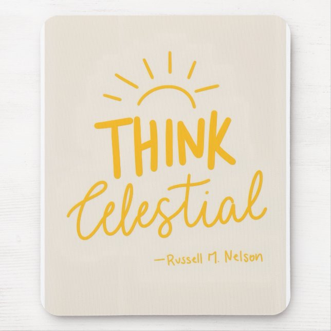 Mousepad Pense Celestial (Frente)