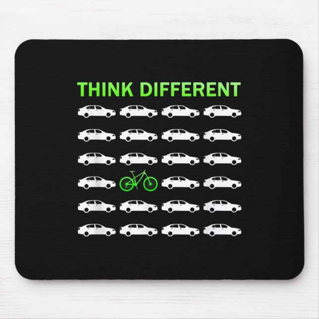 Mousepad Pense em diferentes formas de proteção ambiental d (Frente)