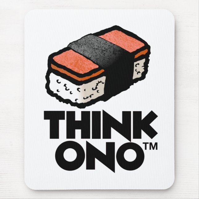 Mousepad Pense o Spam Musubi de Ono (Frente)