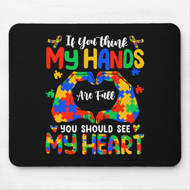 Mousepad Pense Que Minhas Mãos Estão Cheio Minha Consciênci (Frente)