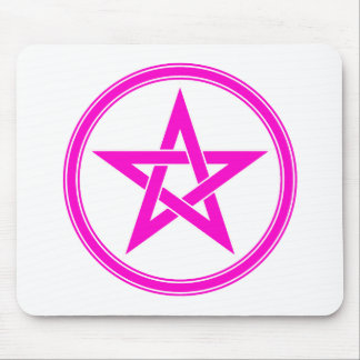 Mousepad pentacle cor-de-rosa