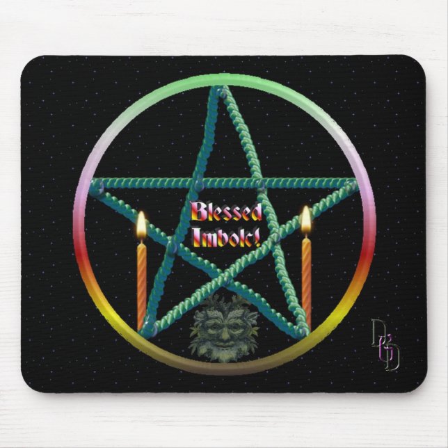 Mousepad Pentáculo Imbólico (Frente)