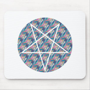 Mousepad pentagrama de holograma