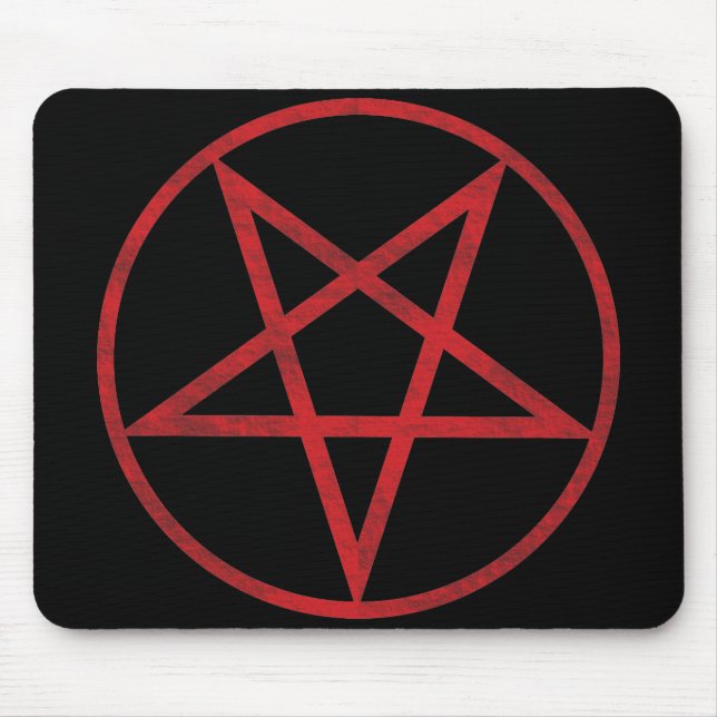 Mousepad Pentagrama Vermelho (Frente)