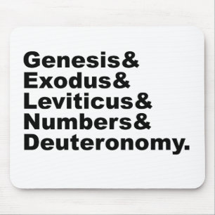 Mousepad Pentateuco   Gênesis Êxodo Levítico Números...