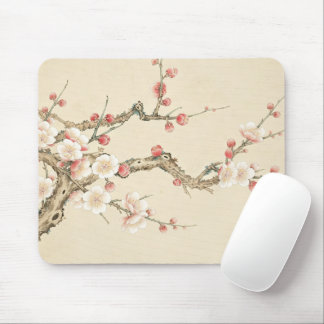 Mousepad Pente de Rato de Flor de Ameixa Chinesa, Gongbi Tr