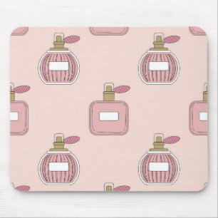Mousepad Penteadeira de Rato com Padrão de Frasco de Perfum