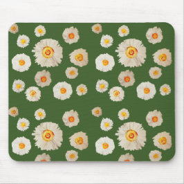 Mousepad Penteado de Margaridas Mousepad, padrão de Margari