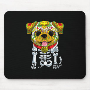 Mousepad Pentes de Cães Dia de as Bruxas engraçado Com Cr