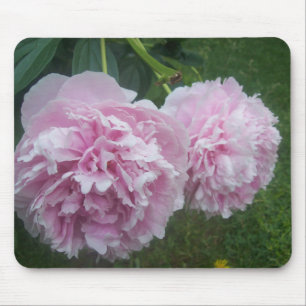 Mousepad Peônias cor-de-rosa