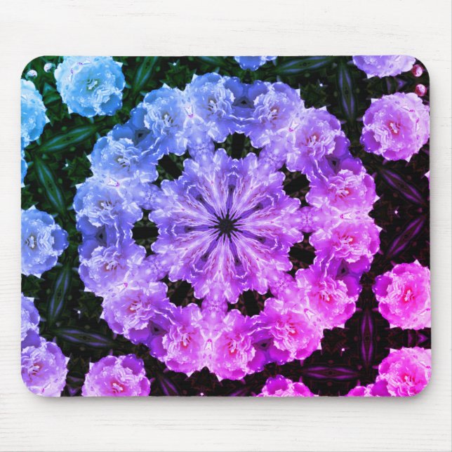 Mousepad Peony Abstrato Flower Art (Frente)
