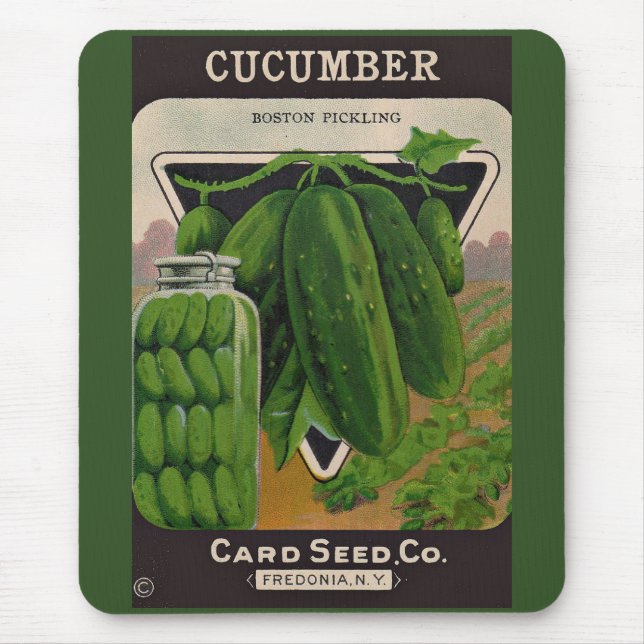 Mousepad pepino cobrir envolvente-semente (Frente)