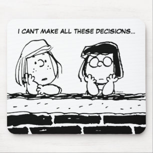 Mousepad Peppermint Patty & Marcie na Parede
