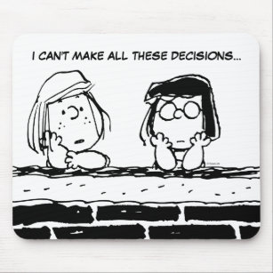 Mousepad Peppermint Patty & Marcie na Parede