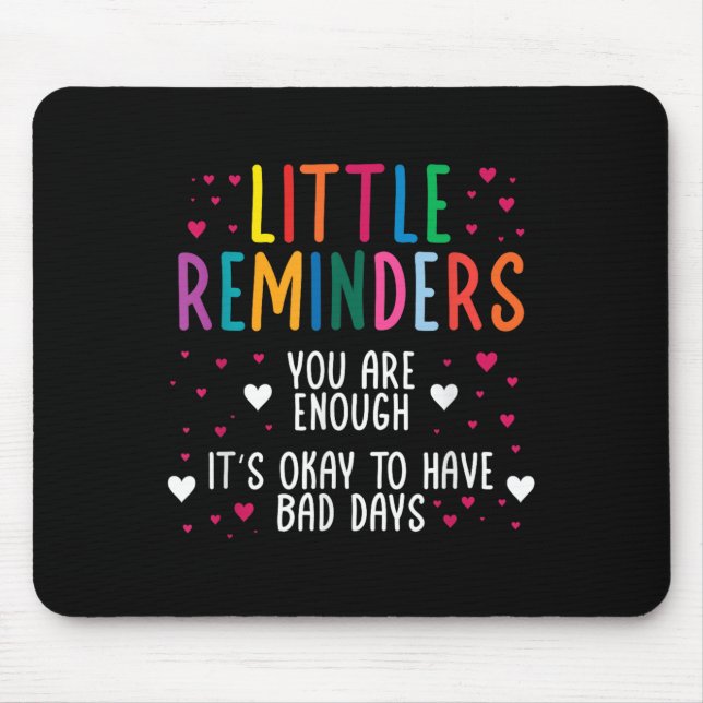 Mousepad Pequena Depressão Suicídio Saúde Mental C (Frente)