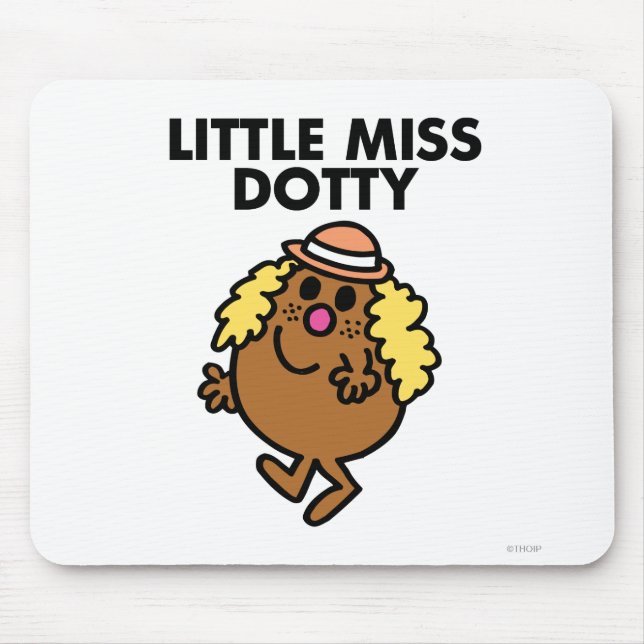 Mousepad Pequena Miss Dotty Waving (Frente)