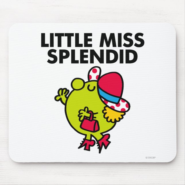 Mousepad Pequena Miss Esplendi | Letra negra (Frente)