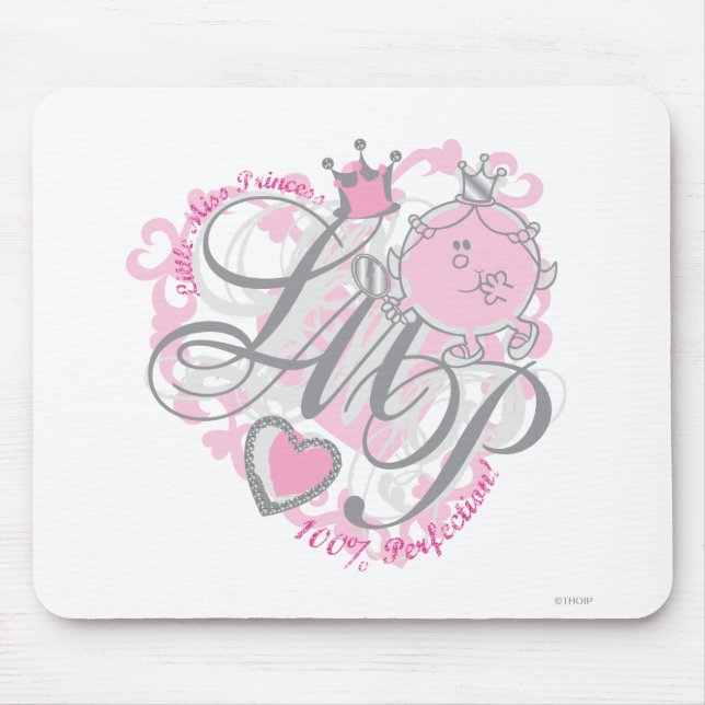 Mousepad Pequena Miss Princesa - 100% de Perfeição (Frente)