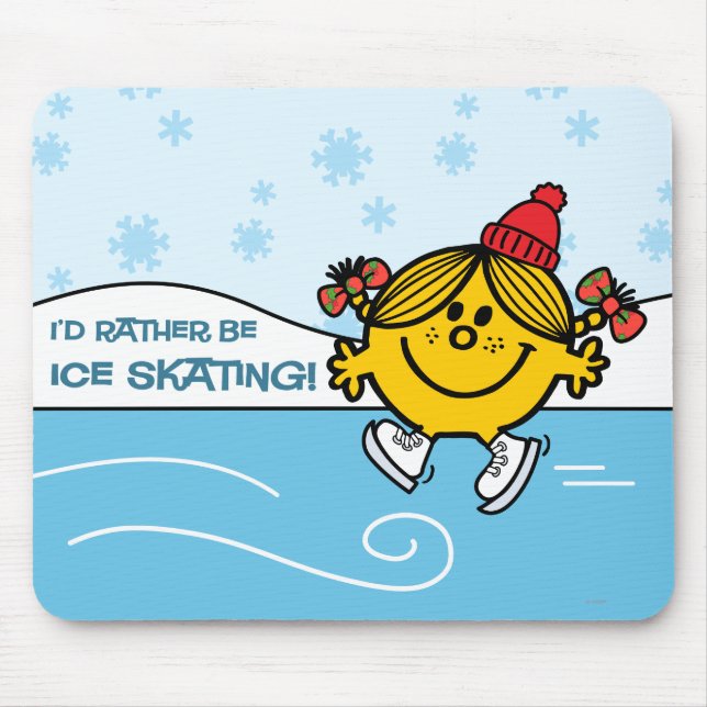 Mousepad Pequena Miss Sunshine Ice Sking (Frente)