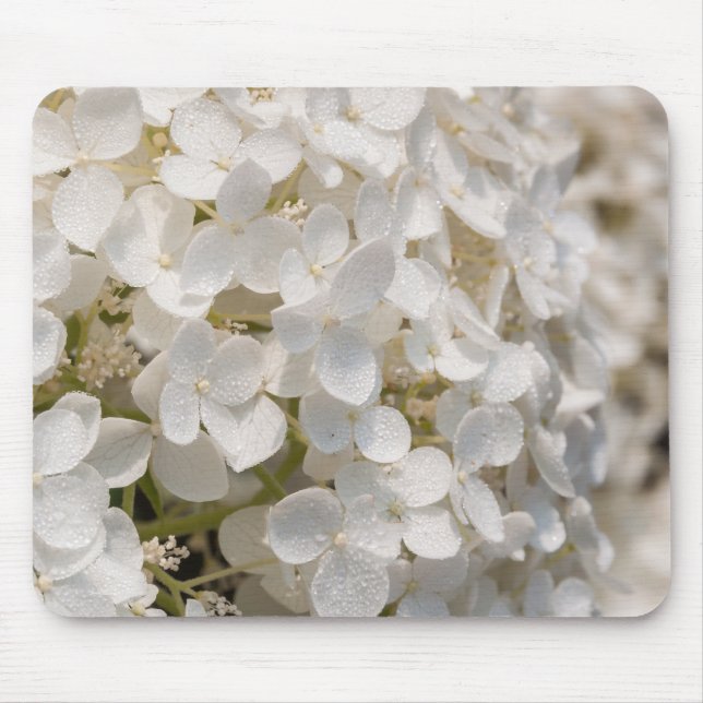 Mousepad Pequenas flores brancas (Frente)