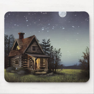 Mousepad Pequeno Algodão À Lua