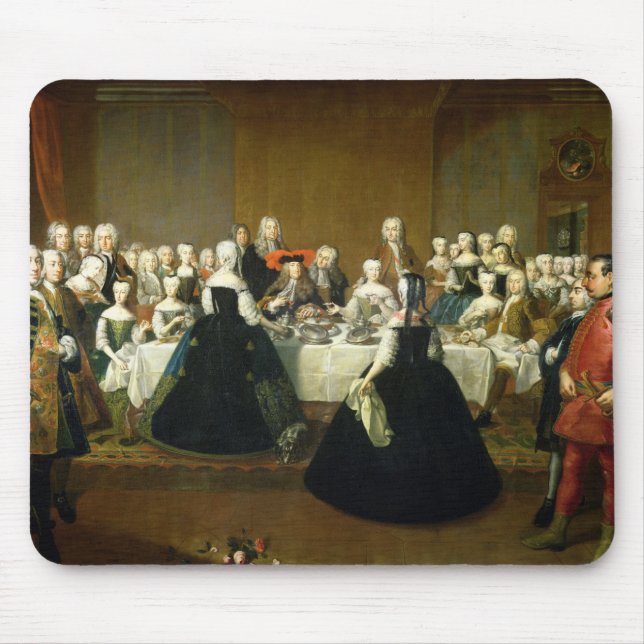 Mousepad Pequeno almoço do casamento (Frente)