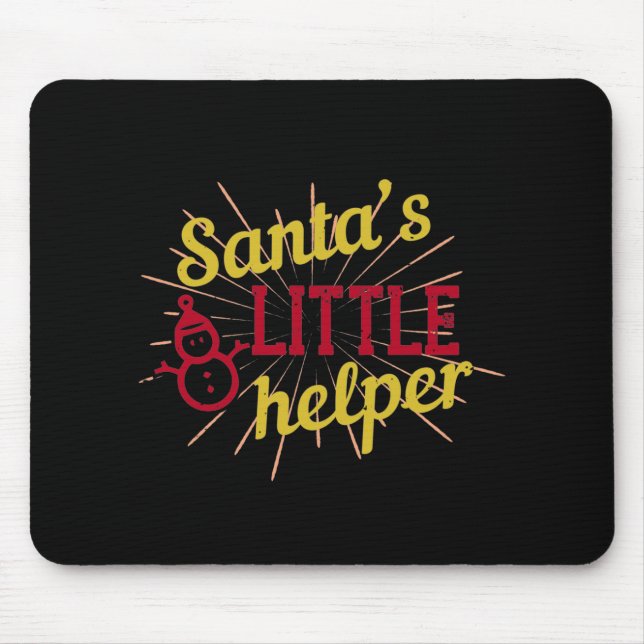 Mousepad Pequeno Auxiliar de papais noeis (Frente)
