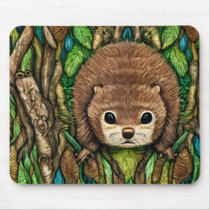 Mousepad Pequeno Bebê Adorável E Bonito
