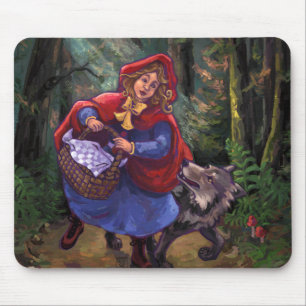 Mousepad Pequeno Chapéu Vermelho