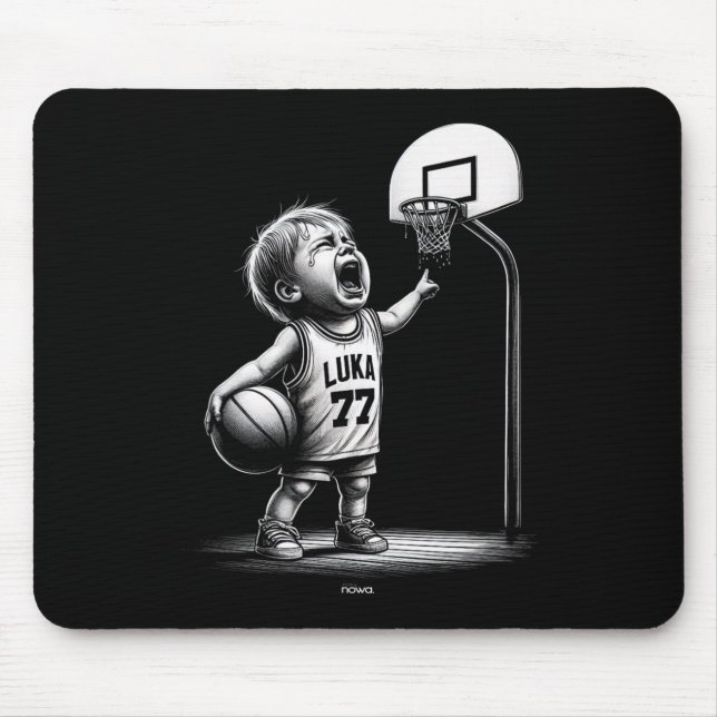 Mousepad Pequeno Choro Luka Está com Raiva e Furioso Com O  (Frente)