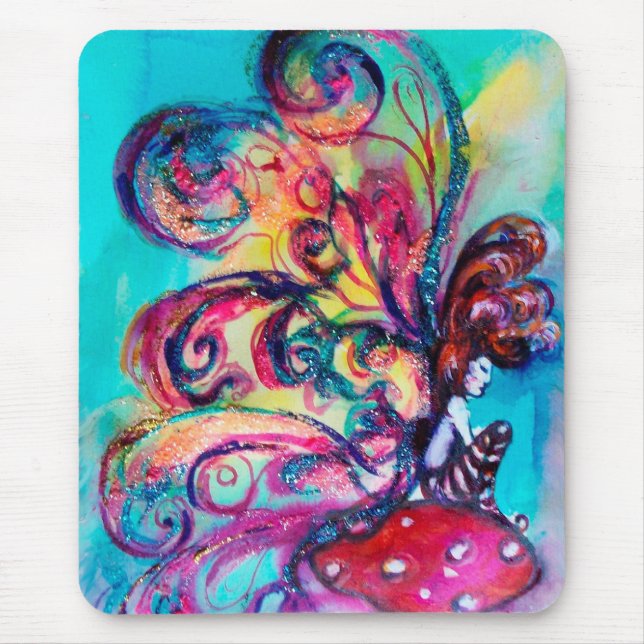 Mousepad Pequeno Elfo dos Cogumelos (Frente)