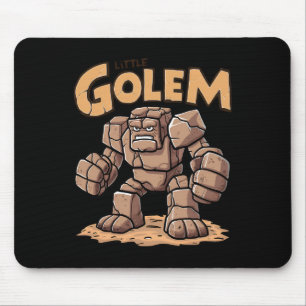 Mousepad Pequeno Golem de Volta à Escola Kid Golem