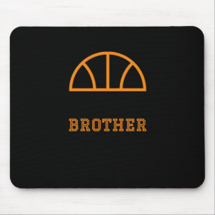 Mousepad Pequeno Irmão Maior Fã de Basquete