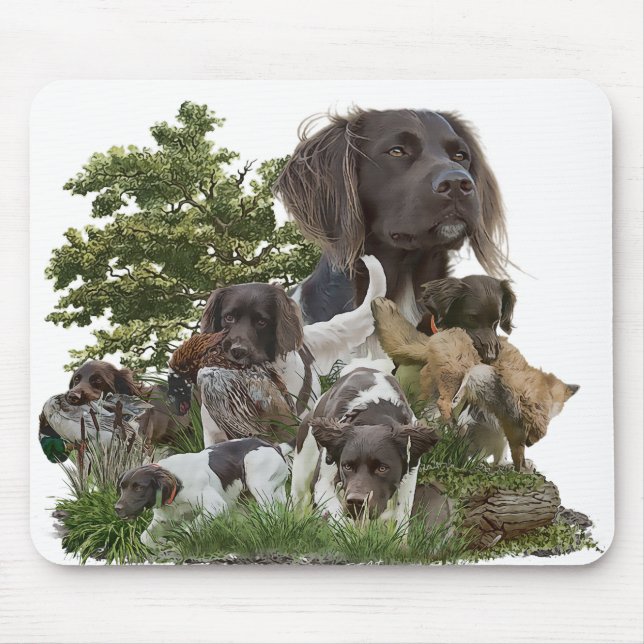 Mousepad Pequeno Munsterlander (Frente)