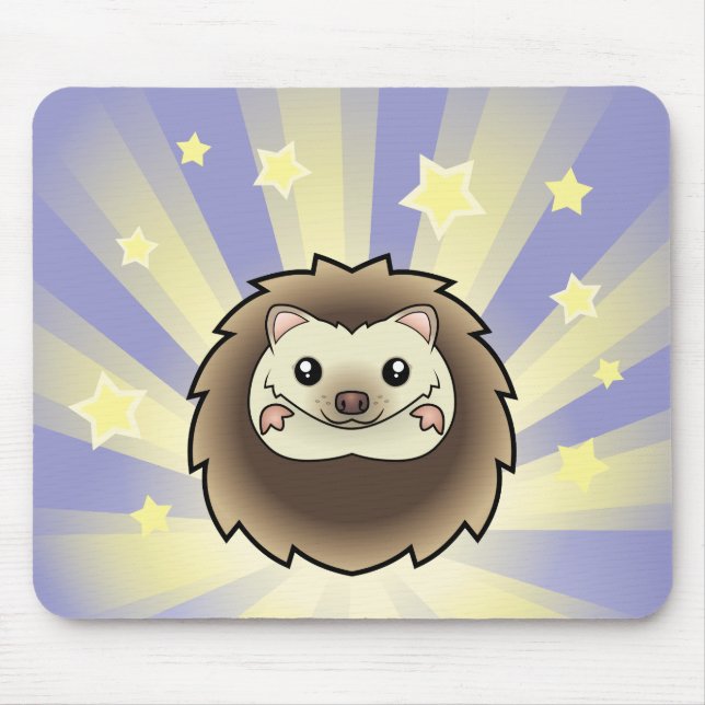 Mousepad Pequeno Ouriço-Pigmeu-Estrela (Frente)