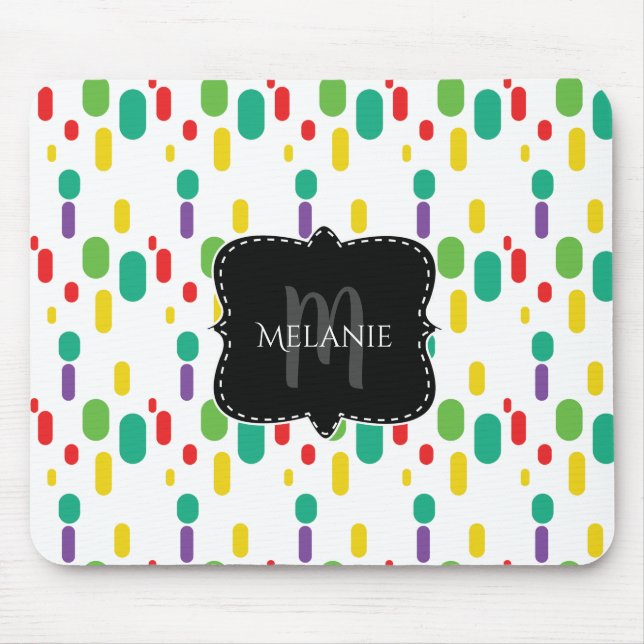Mousepad Pequeno Pano de Rato Personalizado Colorido Compri (Frente)