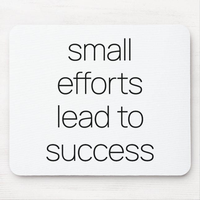 Mousepad Pequeno Rato de esforços Almofada (Frente)