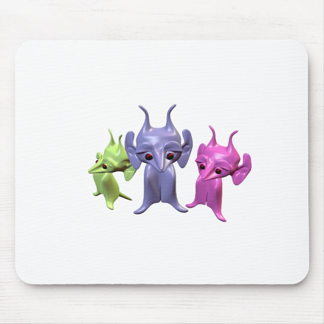 Mousepad Pequenos marcianos (Frente)