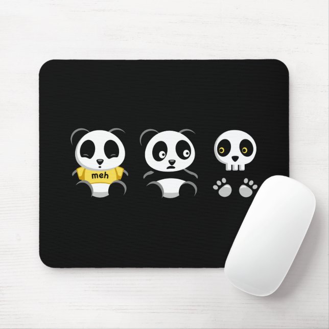 Mousepad Pequenos Pandas no Escuro (Com mouse)