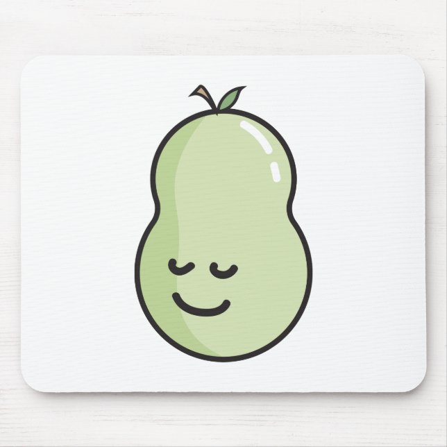 Mousepad Pera com sorriso (Frente)