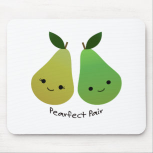 Mousepad Peras Pares Bonitas e Engraçadas