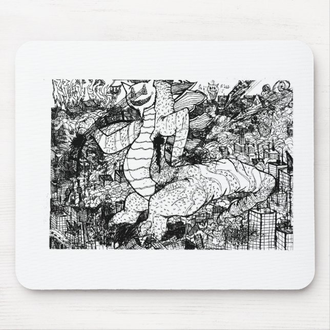 Mousepad Percentum Godzilla (Frente)