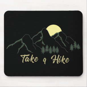 Mousepad Percorram caminhões caminhando pinheiros