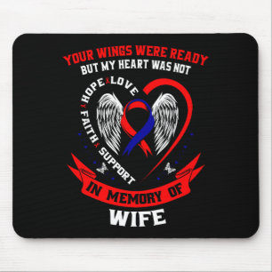Mousepad Perda Da Esposa Chd Mês De Conscientização Doença
