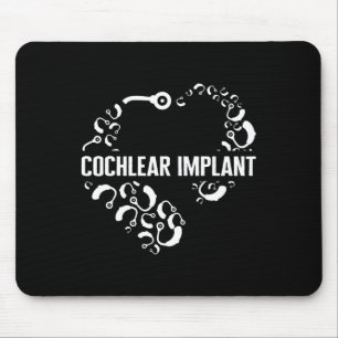 Mousepad Perda de consciência Amor Implante Coclear Asl Aud