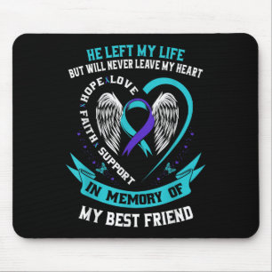 Mousepad Perda Em Memória Da Consciencialização Do Suicídio