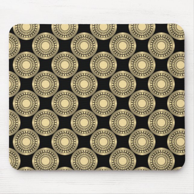 Mousepad Perfeição Ultramoderna Mousepad, Dourado (Frente)