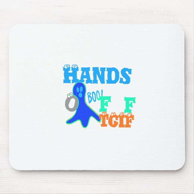 Mousepad Perfeito Boo! TGIF Obrigado Deus é a sexta-feira H (Frente)