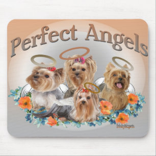 Mousepad perfeito de 4 anjos de Yorkie