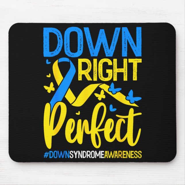 Mousepad Perfeito para baixo da síndrome de conscientização (Frente)